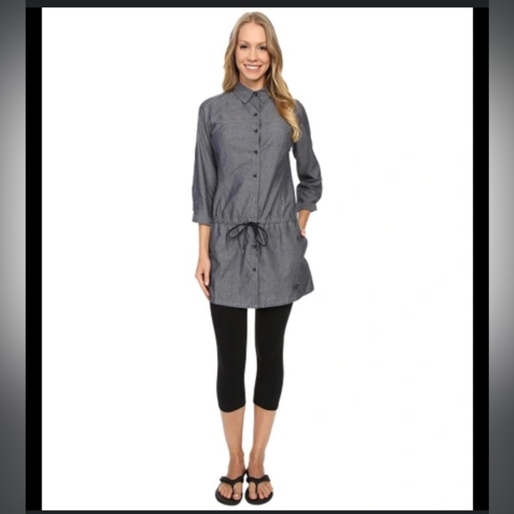 Arc'teryx Tops - ARC’TERYX Lightweight Denim Button-up Shirt